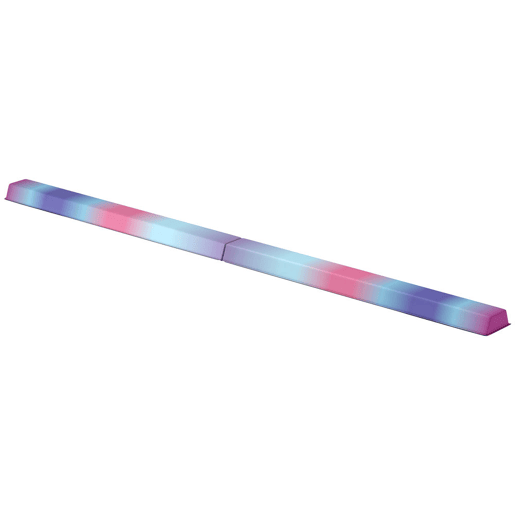 SPORTNOW Barra de Equilíbrio de Ginástica Dobrável 236 cm Barra de Ginástica Artística com Base Antiderrapante Viga de Equilíbrio para Crianças Principiantes Ginastas Profissionais Treino em Casa