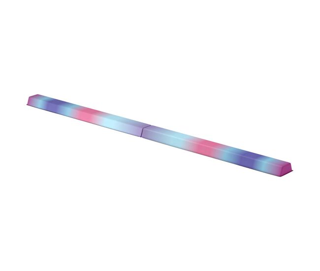 Sportnow barra de equilibrio gimnasia plegable 236 cm, barra de gimnasia artística con base antideslizante, viga de equilibrio para niños, principiantes, gimnastas profesionales, entrenamiento en casa