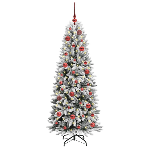 Árvore de Natal - Pinheiro de Natal Artificial com 150 LEDs Branco 63 x 63 x 150 cm