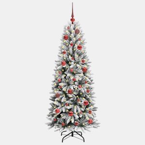 Árvore de Natal - Pinheiro de Natal Artificial com 150 LEDs Branco 63 x 63 x 150 cm
