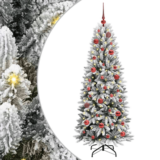 Árvore de Natal - Pinheiro de Natal Artificial com 150 LEDs Branco 63 x 63 x 150 cm