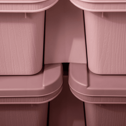 HOMCOM Organizador de Brinquedos com 6 Gavetas Gavetas de Arrumação para Crianças acima de 3 Anos com Bordas Arredondadas e Pegas para Sala de Jogos Quarto 75x37x56,5 cm Rosa