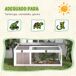 Casa para Tortuga Madera de Abeto PawHut Casa para Tortuga Madera de Abeto PawHut Marrón