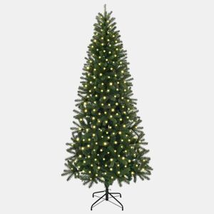 Árvore de Natal - Pinheiro de Natal Artificial com 300 LEDs Verde 180 cm PE e PVC