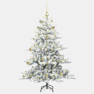 Árvore de Natal - Pinheiro de Natal Articulada Artificial com 150 LEDs 150 cm PVC