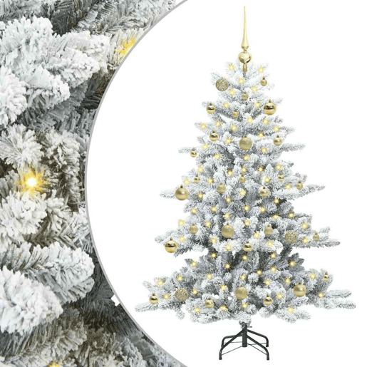 Árvore de Natal - Pinheiro de Natal Articulada Artificial com 150 LEDs 150 cm PVC