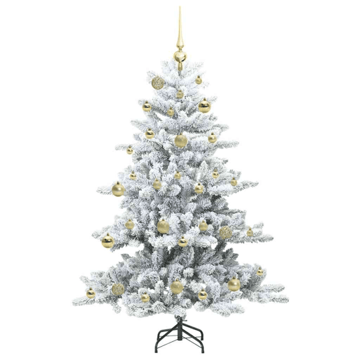 Árvore de Natal - Pinheiro de Natal Articulada Artificial com 150 LEDs 150 cm PVC