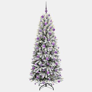 Árvore de Natal - Pinheiro de Natal Artificial com 300 LEDs Branco 73 x 73 x 180 cm