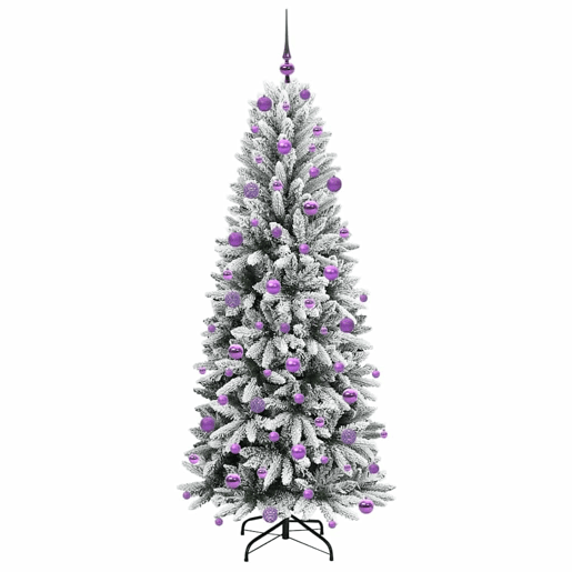 Árvore de Natal - Pinheiro de Natal Artificial com 300 LEDs Branco 73 x 73 x 180 cm