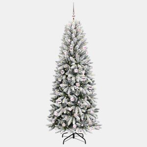 Árvore de Natal - Pinheiro de Natal Artificial com 300 LEDs Branco 78 x 78 x 210 cm