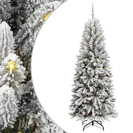 Árvore de Natal - Pinheiro de Natal Artificial com 300 LEDs Branco 78 x 78 x 210 cm