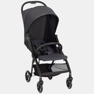 AIYAPLAY Carrinho de Bebé Dobrável com Encosto Reclinável Apoio para os Pés Ajustável Capota Cesto e Arnês de 5 Pontos Carga Máxima 15 kg 80x46x106 cm Cinza Escuro