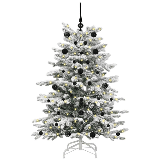 Árvore de Natal - Pinheiro de Natal Articulada Artificial Branco 150 cm PE e PVC