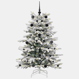 Árvore de Natal - Pinheiro de Natal Articulada Artificial Branco 150 cm PE e PVC