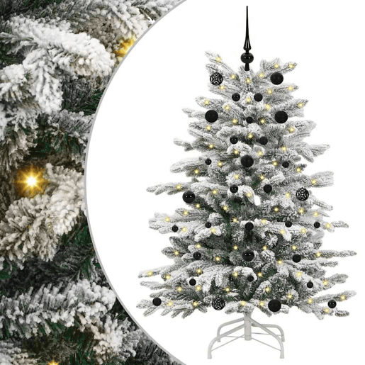 Árvore de Natal - Pinheiro de Natal Articulada Artificial Branco 150 cm PE e PVC