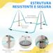 Barra de Gimnasia Acero HOMCOM, deportes y ocio - musculación Barra de Gimnasia Acero HOMCOM, deportes y ocio - musculación Verde
