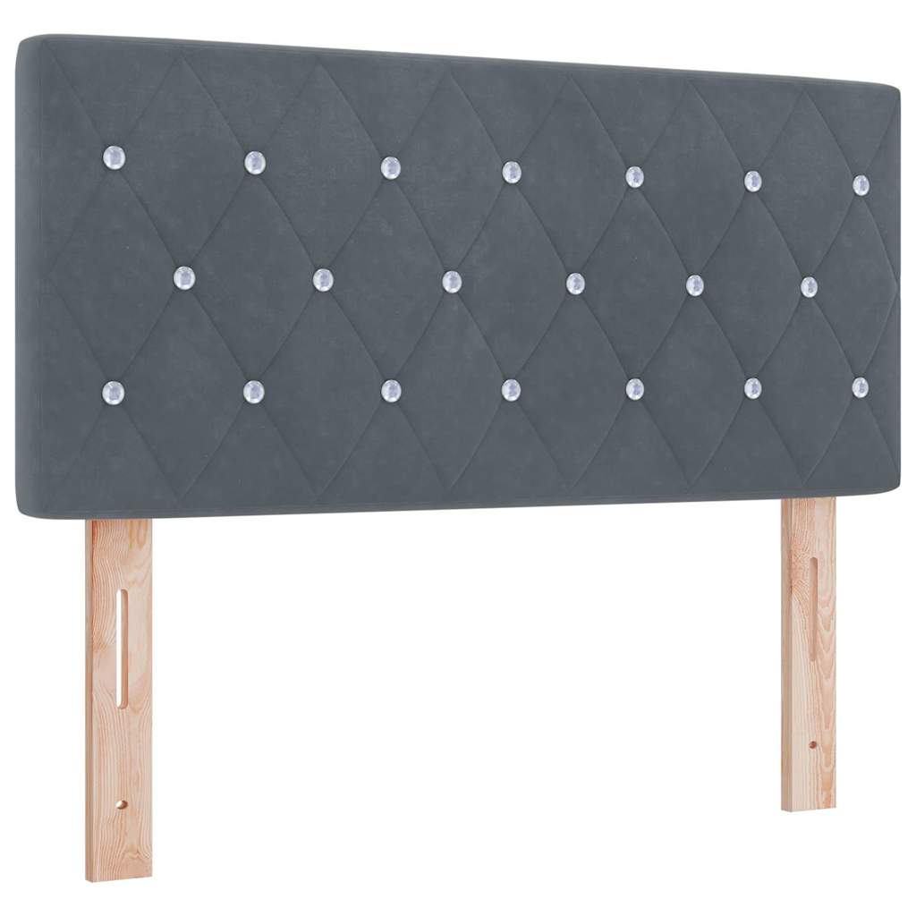 Cabecera De Terciopelo 100 Gris