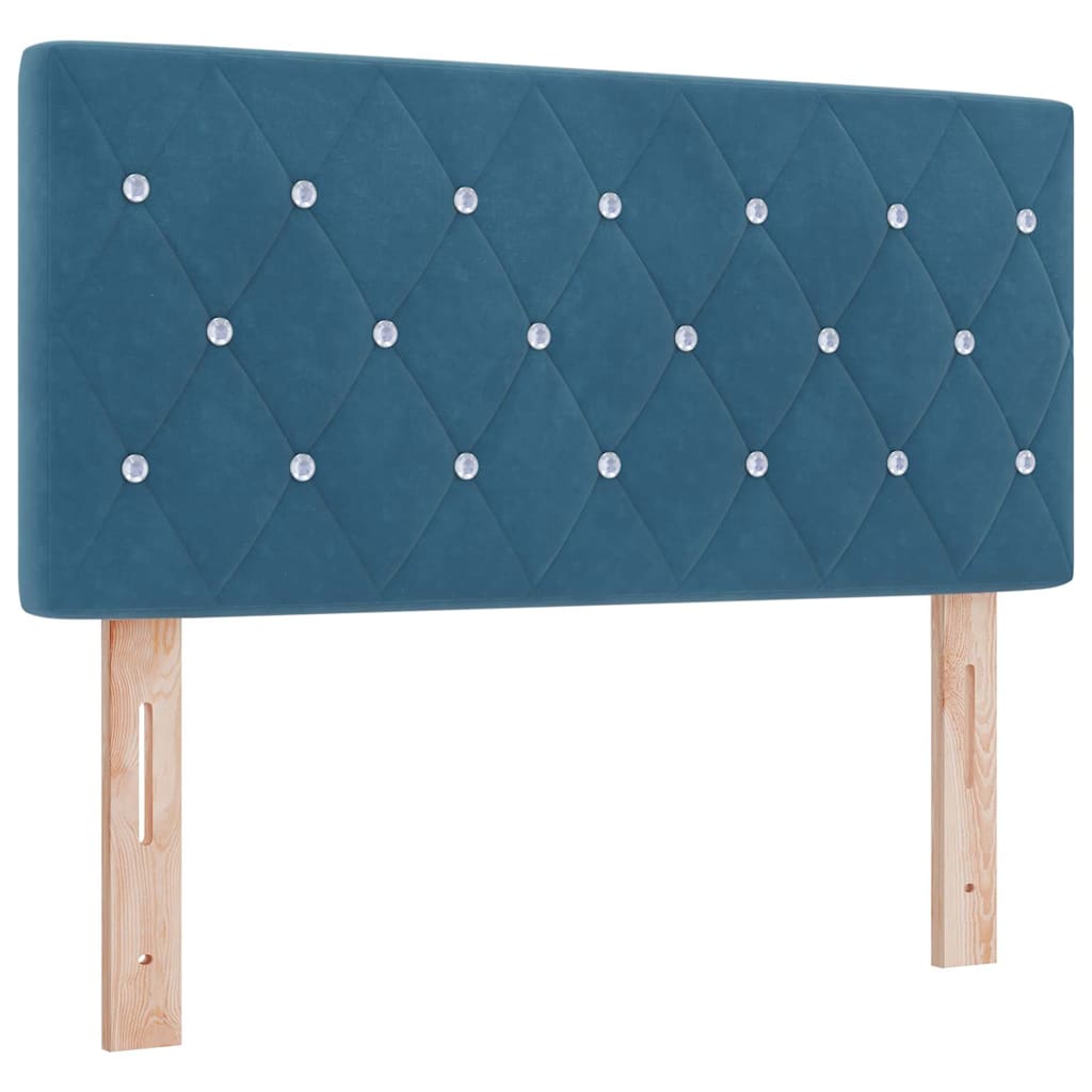 Cabecera De Terciopelo 90 Azul