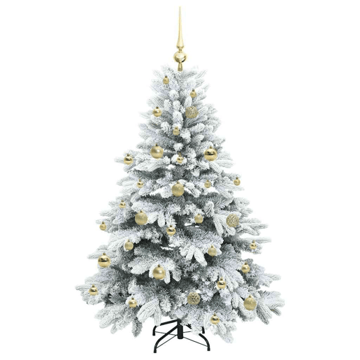 Árvore de Natal - Pinheiro de Natal Artificial com 150 LEDs Verde 150 cm PE e PVC