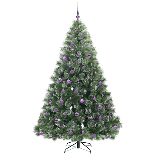 Árvore de Natal - Pinheiro de Natal Artificial com 300 LEDs Verde 210 cm PE e PVC Árvore de Natal - Pinheiro de Natal Artificial com 300 LEDs Verde 210 cm PE e PVC
