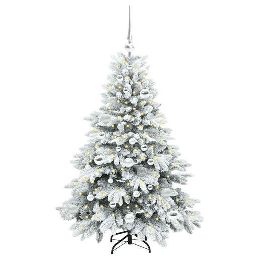 Árvore de Natal - Pinheiro de Natal Artificial com 150 LEDs Verde 120 cm PE e PVC Árvore de Natal - Pinheiro de Natal Artificial com 150 LEDs Verde 120 cm PE e PVC