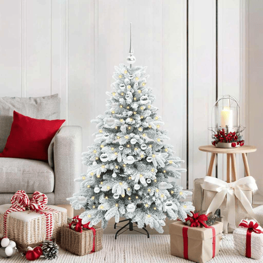 Árvore de Natal - Pinheiro de Natal Artificial com 150 LEDs Verde 120 cm PE e PVC Árvore de Natal - Pinheiro de Natal Artificial com 150 LEDs Verde 120 cm PE e PVC