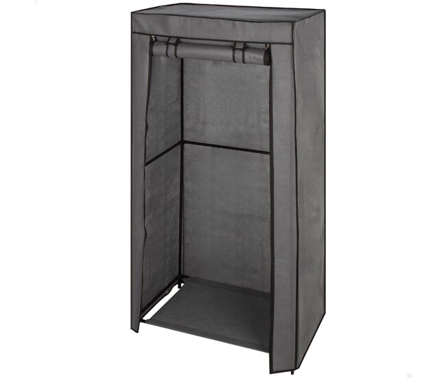 Max home armario ropero tela 1 barra para perchas 70x44x148 cm gris
