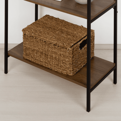 Max Home Estante fixa de madeira 4 prateleiras 60x30x120 cm Max Home Estante fixa de madeira 4 prateleiras 60x30x120 cm