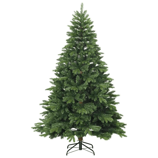 Árvore de Natal - Pinheiro de Natal Artificial com 300 LEDs Verde 240 cm PE e PVC Árvore de Natal - Pinheiro de Natal Artificial com 300 LEDs Verde 240 cm PE e PVC