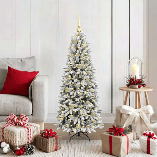 Árvore de Natal - Pinheiro de Natal Artificial com 150 LEDs Branco 53 x 53 x 120 cm Árvore de Natal - Pinheiro de Natal Artificial com 150 LEDs Branco 53 x 53 x 120 cm