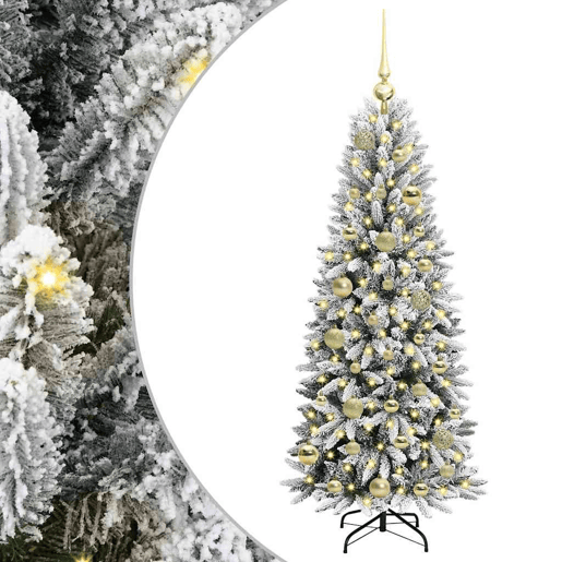 Árvore de Natal - Pinheiro de Natal Artificial com 150 LEDs Branco 53 x 53 x 120 cm Árvore de Natal - Pinheiro de Natal Artificial com 150 LEDs Branco 53 x 53 x 120 cm