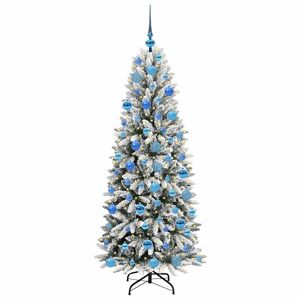 Árvore de Natal - Pinheiro de Natal Artificial com 300 LEDs Branco 73 x 73 x 180 cm