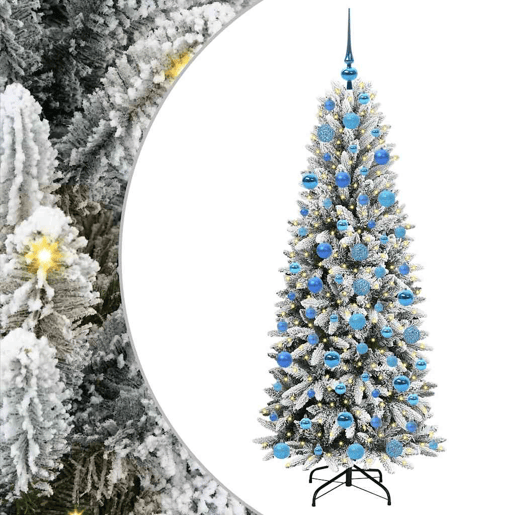 Árvore de Natal - Pinheiro de Natal Artificial com 300 LEDs Branco 73 x 73 x 180 cm