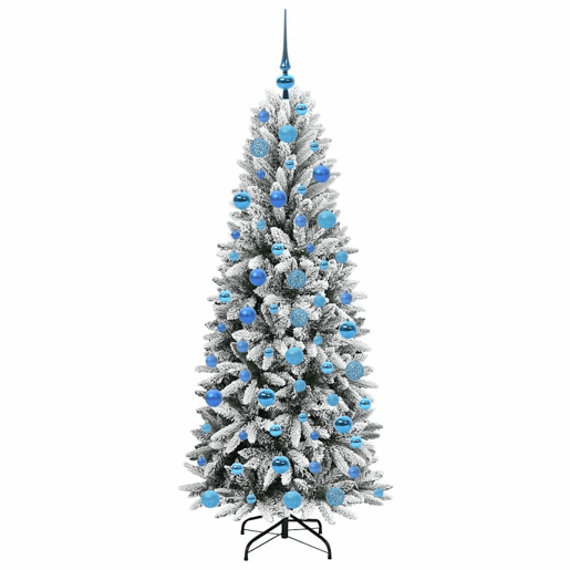 Árvore de Natal - Pinheiro de Natal Artificial com 300 LEDs Branco 73 x 73 x 180 cm