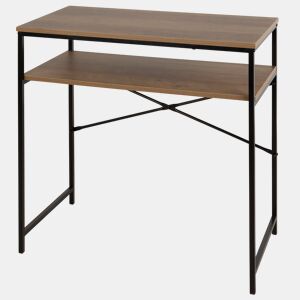 Mesa compacta Max Home, madeira e aço, 77x40x75 cm