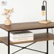Max Home - Mesa escritorio rectangular estilo industrial 77x40 Max Home - Mesa escritorio rectangular estilo industrial 77x40 Negro/ Madera