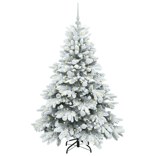 Árvore de Natal - Pinheiro de Natal Artificial com 150 LEDs Verde 150 cm PE e PVC