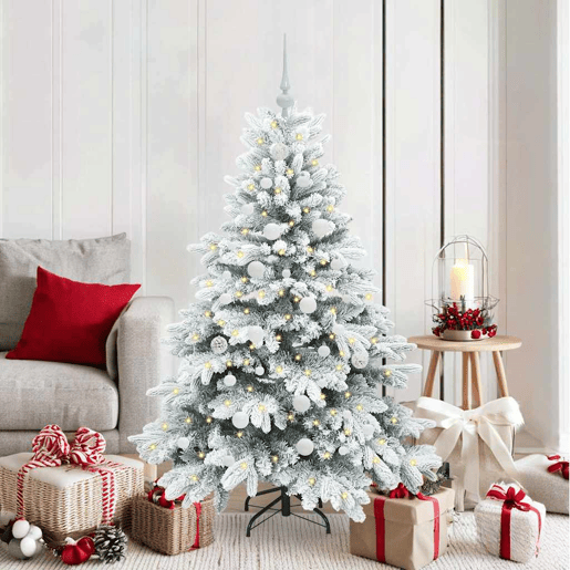 Árvore de Natal - Pinheiro de Natal Artificial com 150 LEDs Verde 150 cm PE e PVC