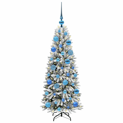 Árvore de Natal - Pinheiro de Natal Artificial com 150 LEDs Branco 53 x 53 x 120 cm