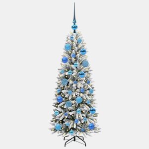 Árvore de Natal - Pinheiro de Natal Artificial com 150 LEDs Branco 53 x 53 x 120 cm