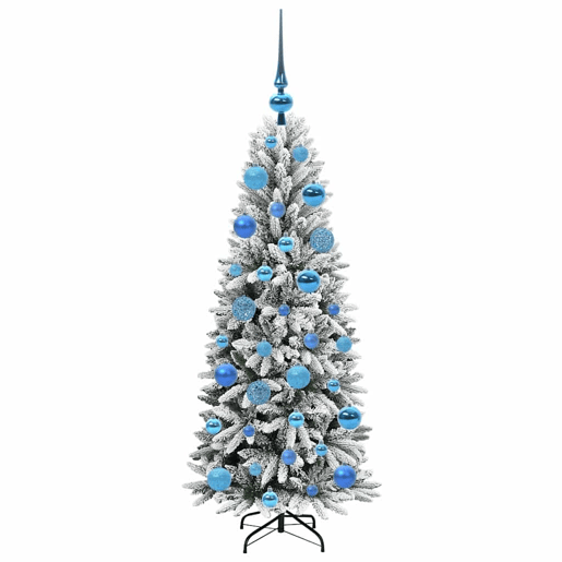 Árvore de Natal - Pinheiro de Natal Artificial com 150 LEDs Branco 53 x 53 x 120 cm