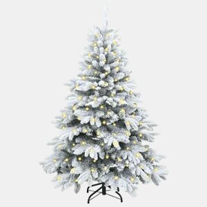 Árvore de Natal - Pinheiro de Natal Artificial com 150 LEDs Verde 150 cm PE e PVC