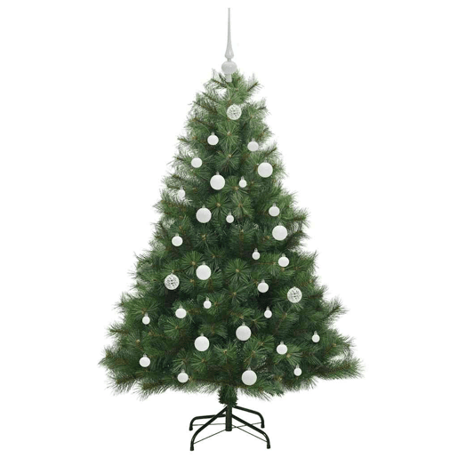 Árvore de Natal - Pinheiro de Natal Artificial com 150 LEDs Verde 150 cm PE e PVC
