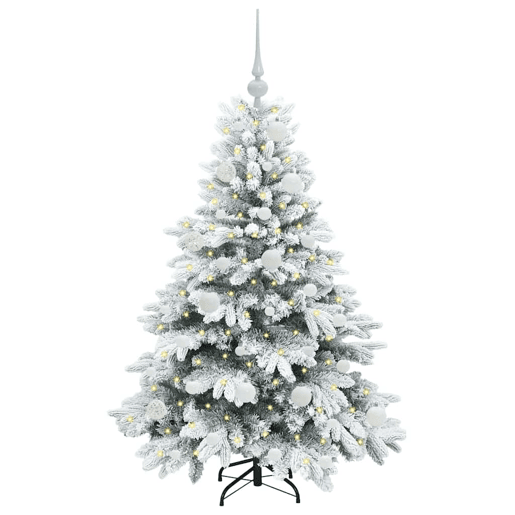 Árvore de Natal - Pinheiro de Natal Artificial com 150 LEDs Verde 120 cm PE e PVC Árvore de Natal - Pinheiro de Natal Artificial com 150 LEDs Verde 120 cm PE e PVC