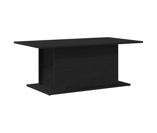 Mesa de Café Roble negro 102 x 55.5 x 40 cm
