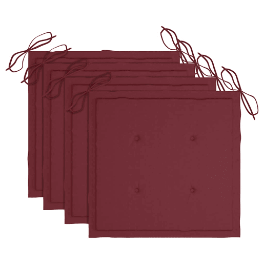 Cadeiras exterior - Cadeiras de jardim dobráveis c almofadões 4 pcs acácia maciça