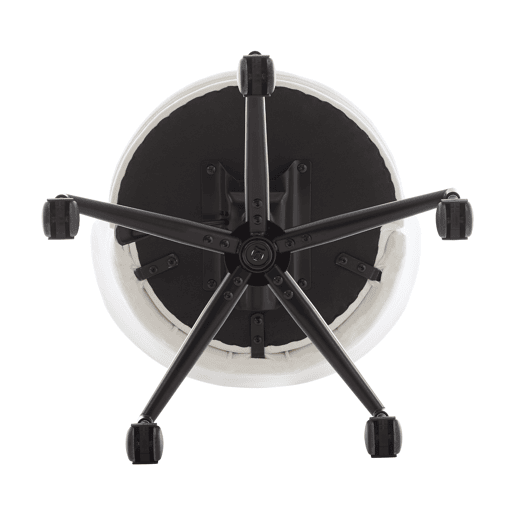 Cadeira para vestir - Design moderno - Encosto em forma de pétalas, almofada lombar em forma de borboleta, altura ajustável, almofada macia - Bege