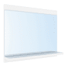 Espelho de casa de banho Krildihana prateleira 60x50x12cm Branco en.casa
