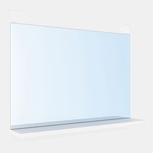 Espelho de casa de banho Krildihana prateleira 60x50x12cm Branco en.casa