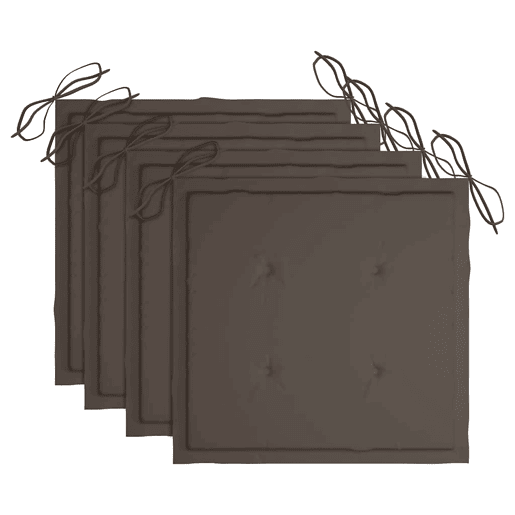 Cadeiras exterior - Cadeiras de jardim dobráveis c almofadões 4 pcs acácia maciça